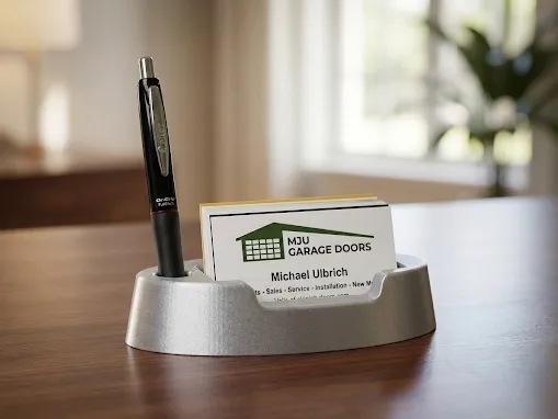 Desk Business Card & Pen Holder