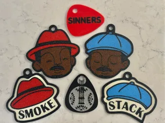 Sinners movie keychain set of 6