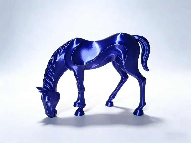 黔紫啮草丨一体打印丨骏马雕塑