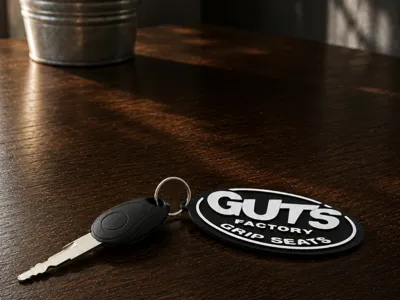 Guts Racing keychain