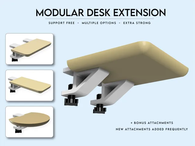 Modular Desk Extension