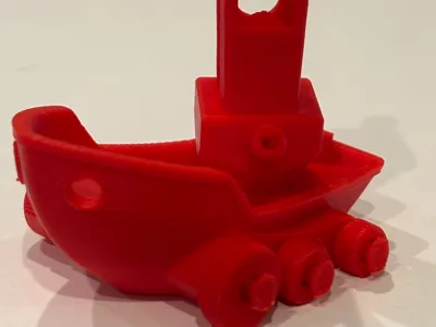 Print-in-place Tank Benchy with moving turret