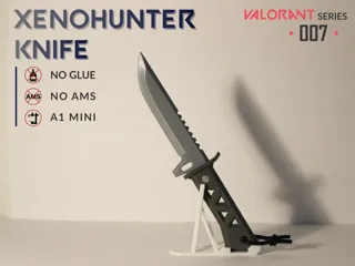 ვალორანტის Xenohunter დანა სადგამით thumbnail 2