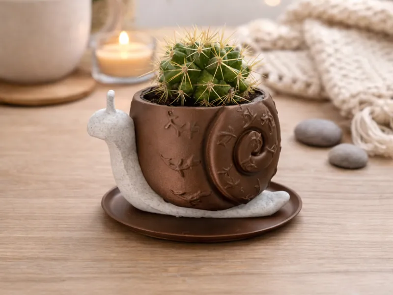 Maceta Caracol Decorativa 