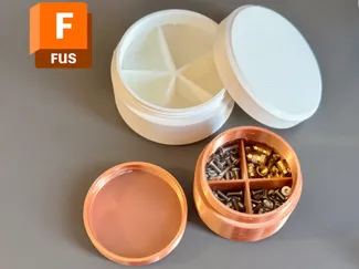 Parametric jar with custom number of compartments