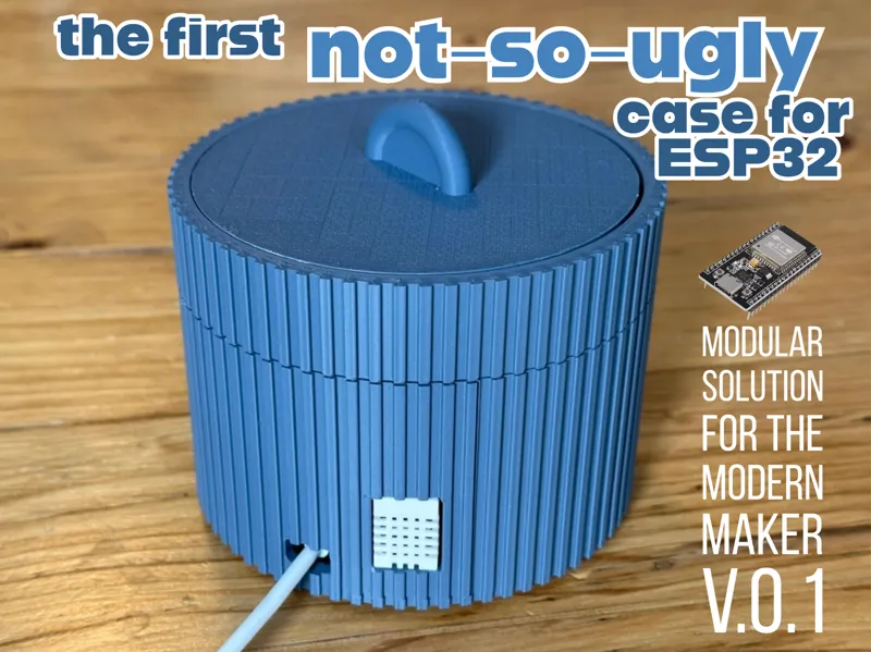 MAKERVAULT: SmartCanister - Modular ESP32 Case