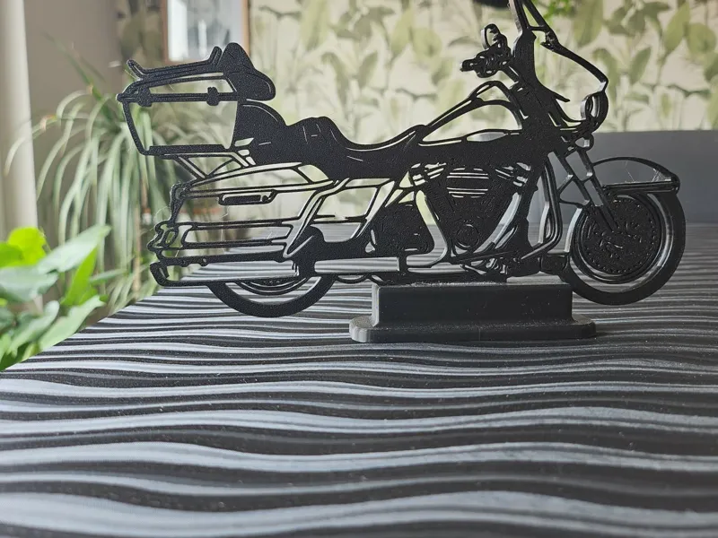 moto hd avec support 