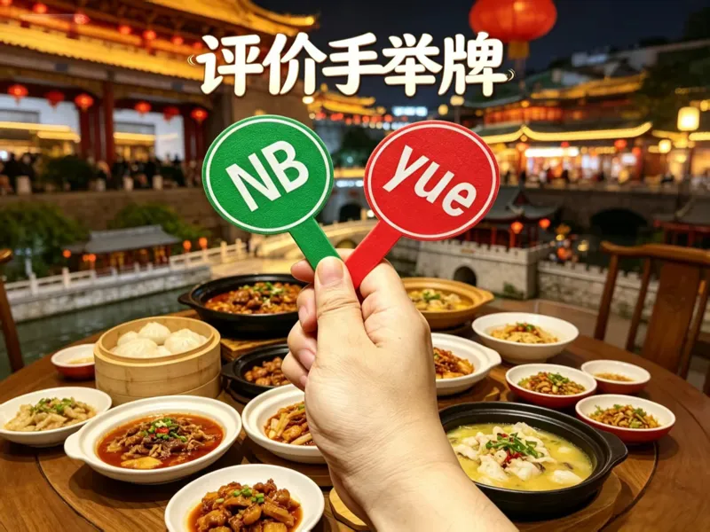 评价手举牌