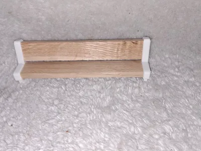 Side parts bench for wooden blocks
