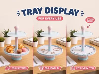 Cake Holder Base two Layer Tray