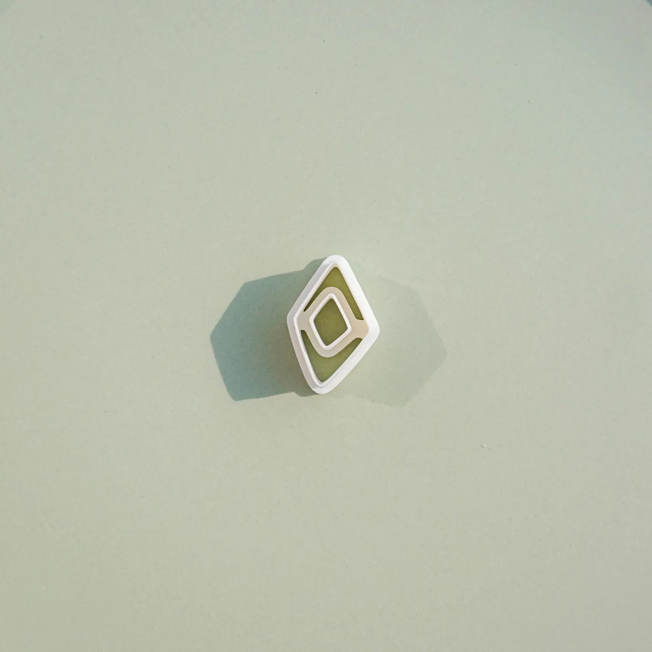 Rhomb Polymer Clay Cutter Earrings Necklaces view 2