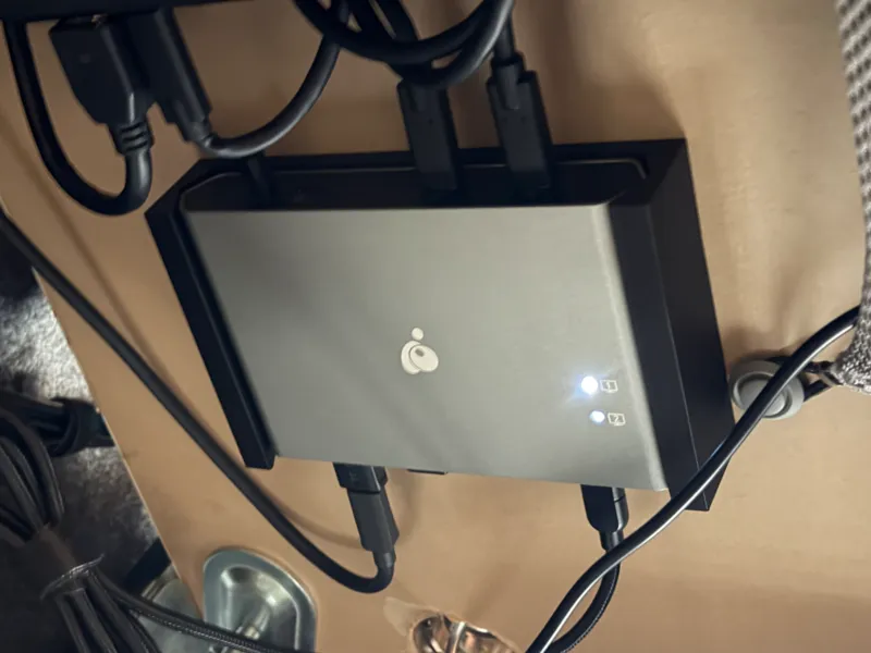 Under desk mount for IOGEAR USB switch (GUS4C2)