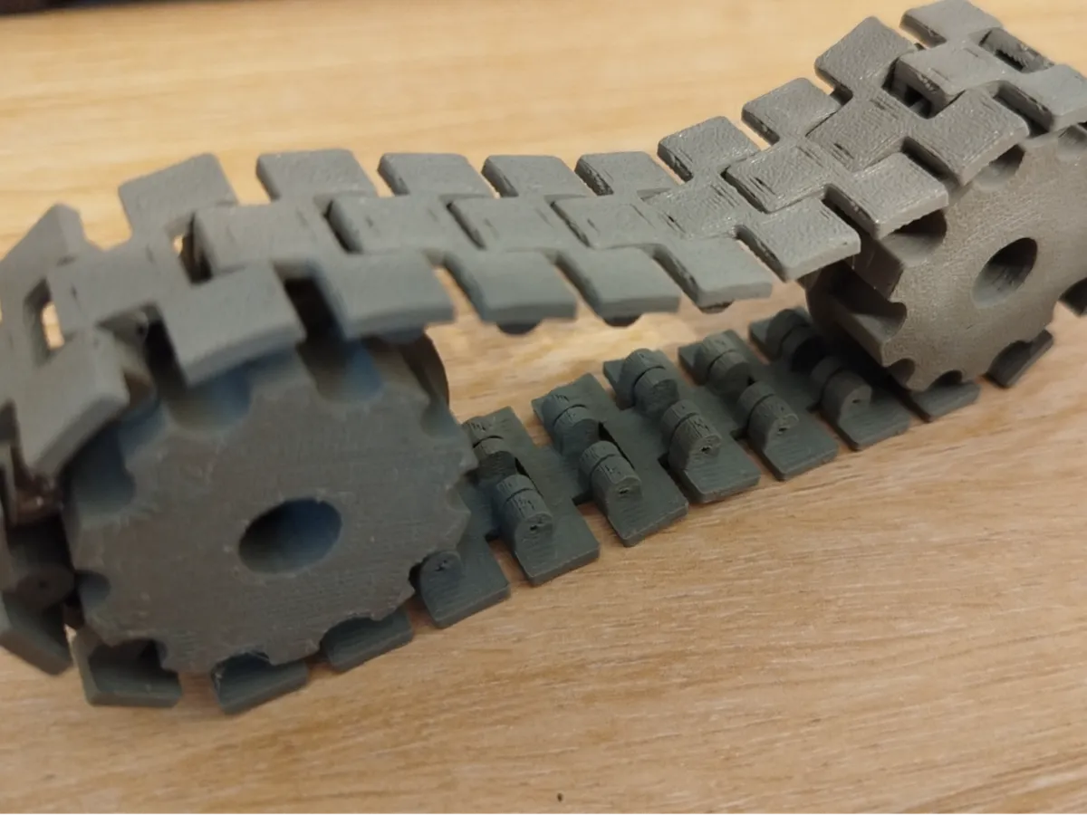 Chenille pour maquette de char