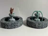 Fontaines classique et tête de dragon - décor de plateau — photo 2
