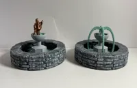 Fontaines classique et tête de dragon - décor de plateau — photo 3