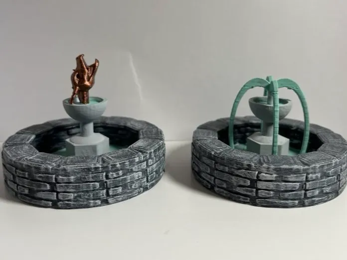 Traditional & Dragon Head Fountains - D&D Scatter