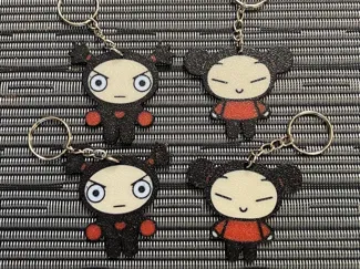 Pucca and Garu Keychain