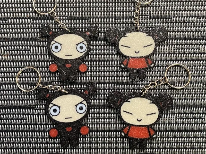 Pucca and Garu Keychain