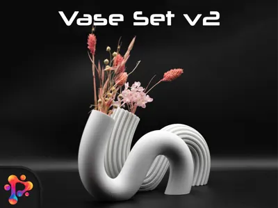 Vase Set v2 by Polymeria