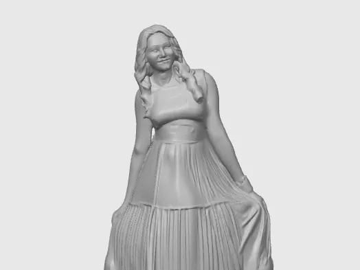 girl wearing frock