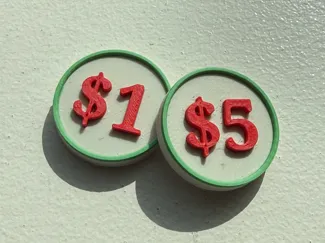 $1 and $5 Coins