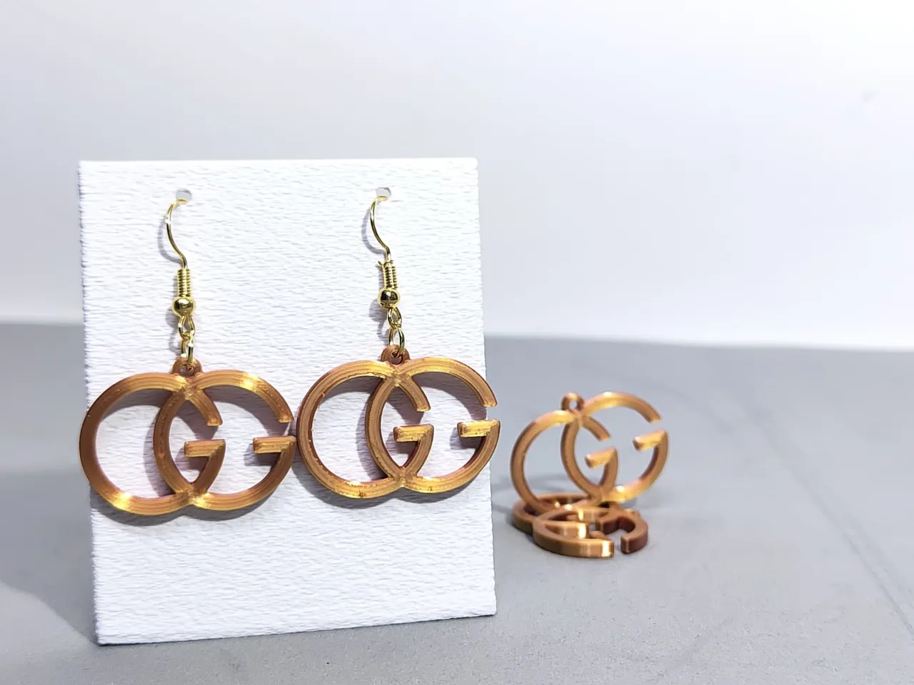 Ispired by Gucci style earrings jewelry view 3