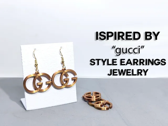 Ispired by Gucci style earrings jewelry