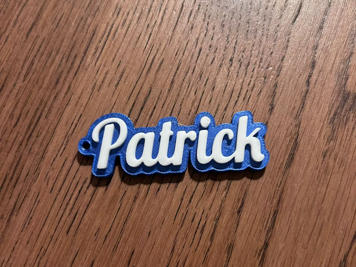 Patrik name keychain - Free 3D Print Model - MakerWorld