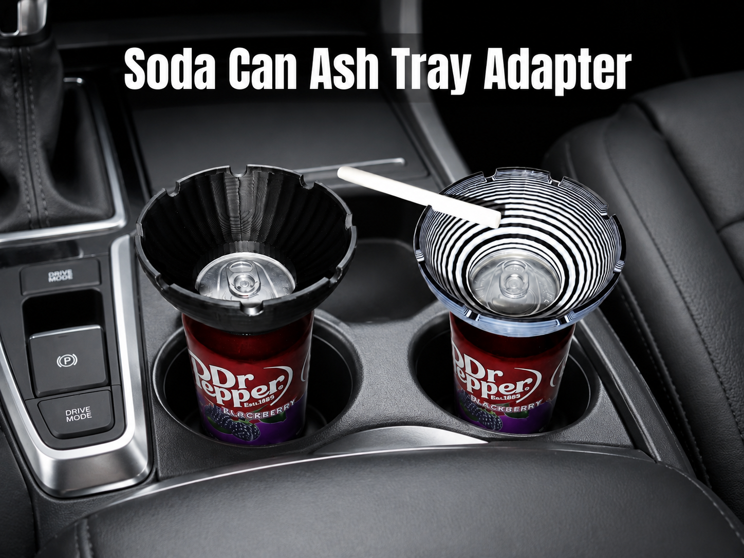 Soda Pop Coke Can Ash Tray Adapter