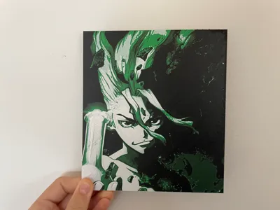 Dr Stone - Senku Ishigami - Mini Hueforge
