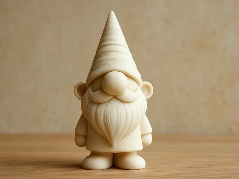 Christmas Gnome Figurine | Minimal Holiday Decor