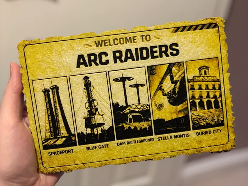 Welcome To Arc Raiders Wall Art