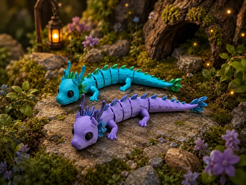 Cute Flexi Dragon