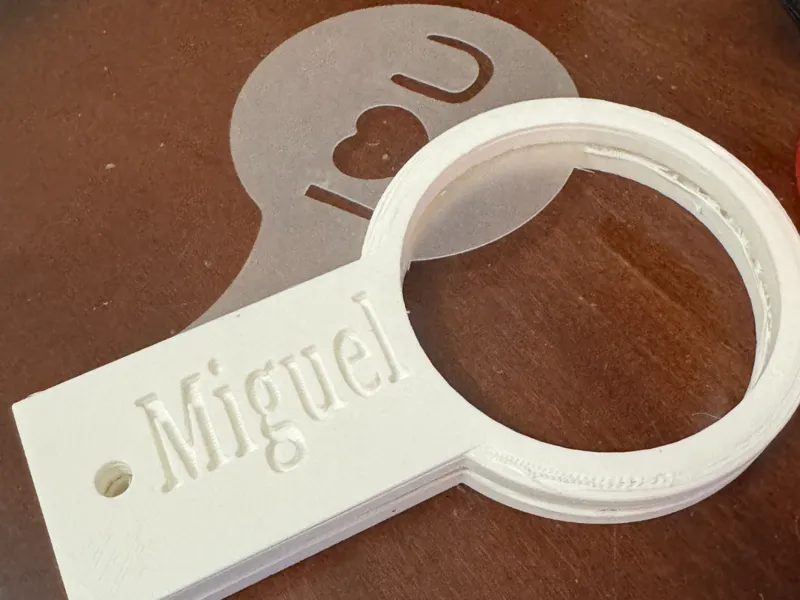 Espresso Coffee Stencils holder to foamed milk