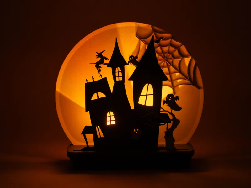 RadStey3D's Haunted House modified base + backdrop