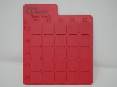 Full Ironing Calibration w/ Label Plate