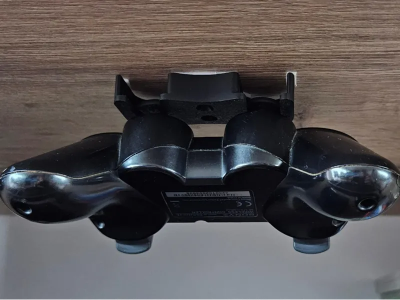 PS3 Controller Under Desk Holder