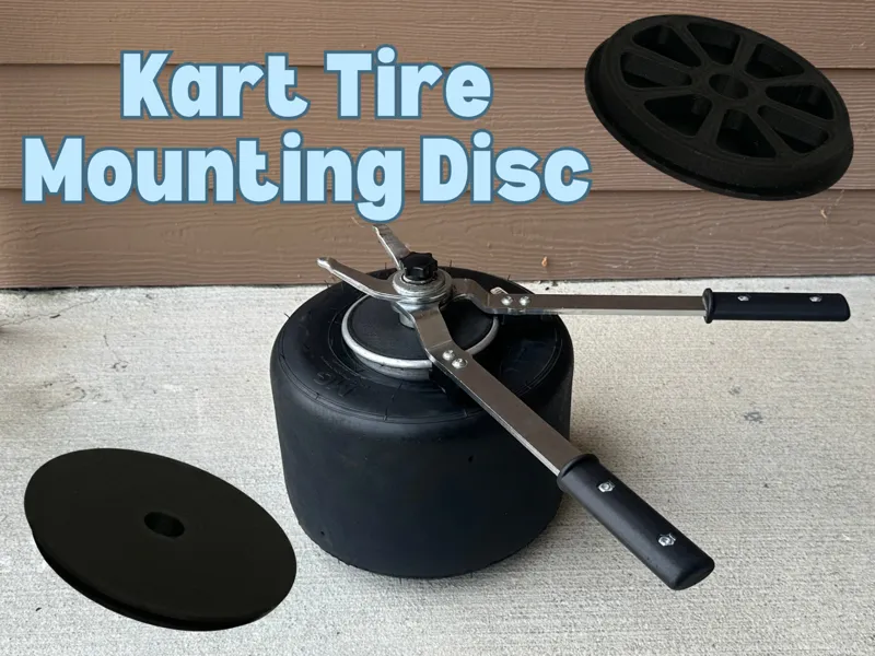 Kart Tire Mounting Disc for 6" Tires