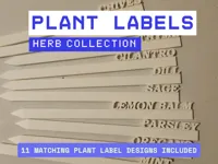 Étiquettes à planter pour aromates (lot de 5) — photo 1