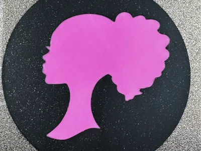 BLACK BARBIE COASTER