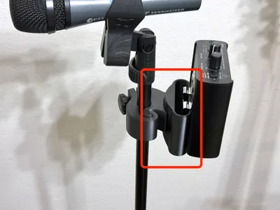 Mic Stand to Belt Clip Adapter