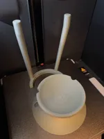 No text, extra heavy base, one plate