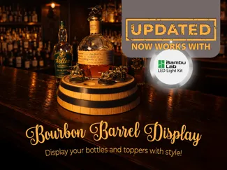 Bourbon Barrel Display