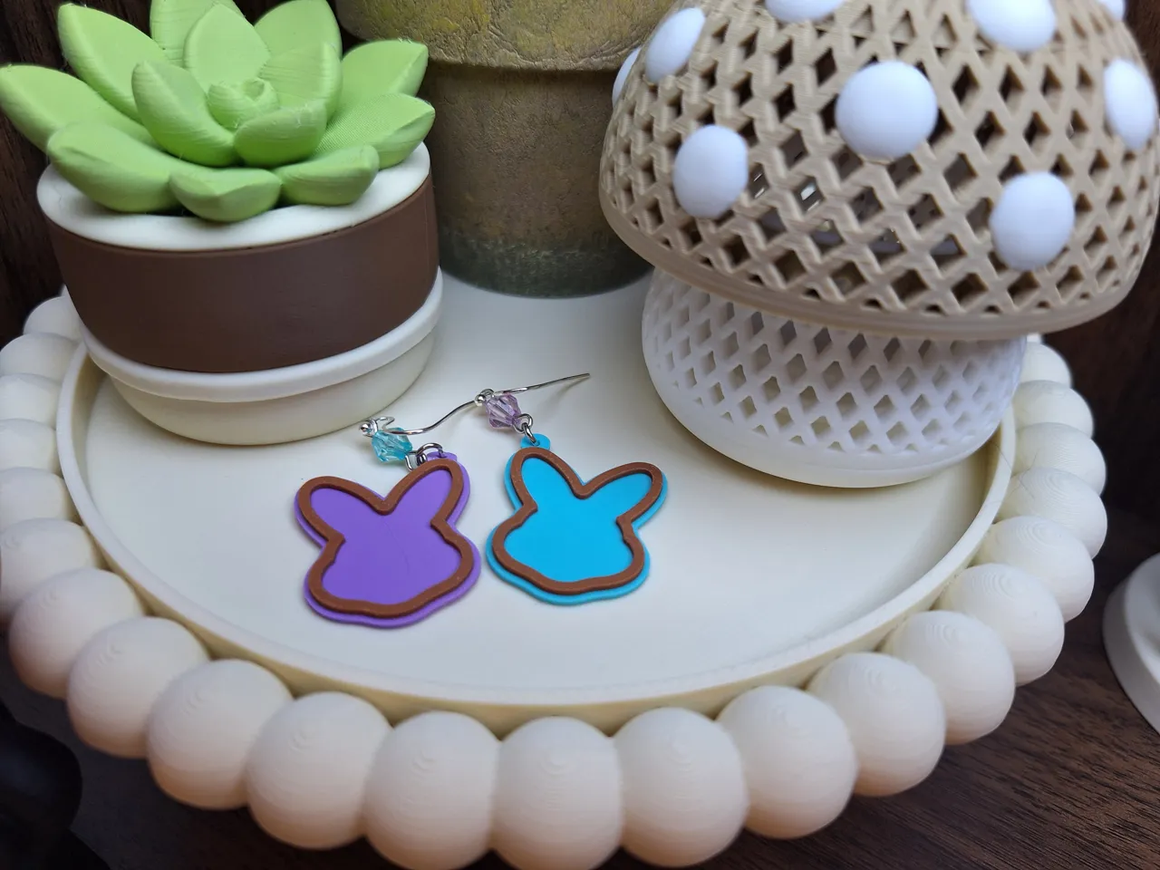 Bunny Dangle Earrings view 2