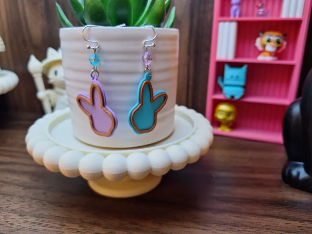 Bunny Dangle Earrings
