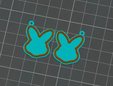 Bunny Dangle Earrings view 3