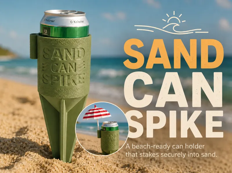 Sand Can Spike - Beach Cup holder