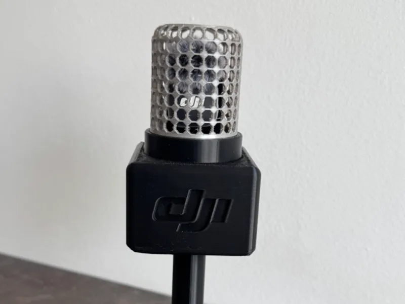 3D Printed Reporter Mic Prop - DJI Mic Mini Holder