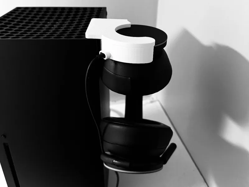 Xbox Series X Headset Holder (Charges Too!)