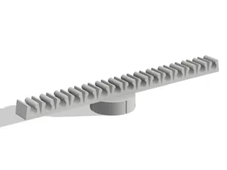 LAN-Kabel Clip für Big Box Deckel – Rundöffnung